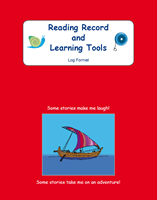 Picture of BE102 Year 1 Reading Record and Learning Tools (Red) - Log Format 