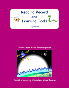 Picture of BE103 Year 2 Reading Record and Learning Tools (Purple) - Log Format 