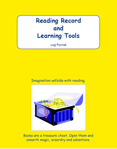 Picture of BE105 Year 4 Reading Record and Learning Tools (Yellow) - Log Format 