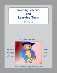 Picture of BE306 Year 5 Reading Record and Learning Tools (Grey) - Diary Format 