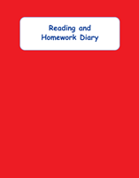 Picture of BD304 Reading and Homework Diary (Red) - Large Size