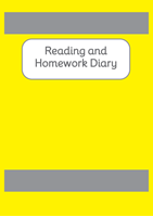Picture of BDA6-RHD Reading and Homework Diary (Yellow) - A6 Size