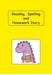 Picture of BDA5-RSHD3 Reading, Spelling & Homework Diary (Yellow) (Laminated Cover)- A5 Size