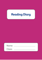 Picture of BDA5-RD4 Reading Diary (Purple) (Matte Cover) - A5 Size