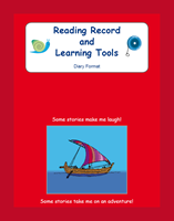 Picture of BE302 Year 1 Reading Record and Learning Tools (Red) - Diary Format 