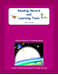 Picture of BE303 Year 2 Reading Record and Learning Tools (Purple) - Diary Format 