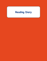Picture of BD306 Reading Diary Format A (Orange) - Large Size