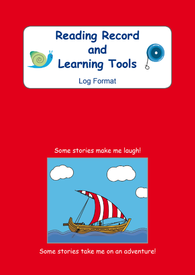 Picture of BE102 Year 1 Reading Record and Learning Tools (Red) - Log Format 