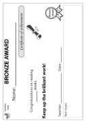 Picture of BE104 Year 3 Reading Record and Learning Tools (Brown) - Log Format