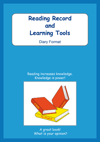 Picture of BE307 Year 6 Reading Record and Learning Tools (Blue) - Diary Format 