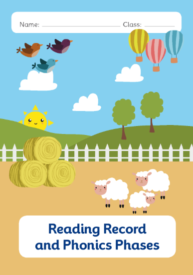 Picture of BDA5-R101 Y1 Reading Diary and Phonics Phases (Farm) (Matte Cover)