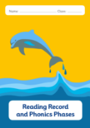 Picture of BDA5-R102 Y2 Reading Diary and Phonics Phases (Dolphin) (Matte Cover)