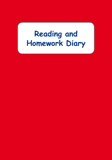 Picture of BDA5-RHD Reading and Homework Diary (Red)