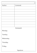 Picture of BDA5-RSHD2 Reading, Spelling & Homework Diary (Purple)