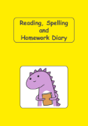 Picture of BDA5-RSHD3 Reading, Spelling & Homework Diary (Yellow)