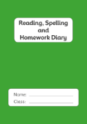 Picture of BDA5-RSHD4 Reading, Spelling & Homework Diary (Matte Green)