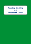 Picture of BD303 Reading, Spelling and Homework Diary (Green)