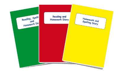 Picture for category Large (B5) Reading Spelling & Homework Diaries