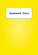 Picture of BDA5-HD40 Homework Diary (Yellow)