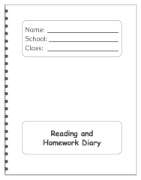 Picture of BD304 Reading and Homework Diary (Red)